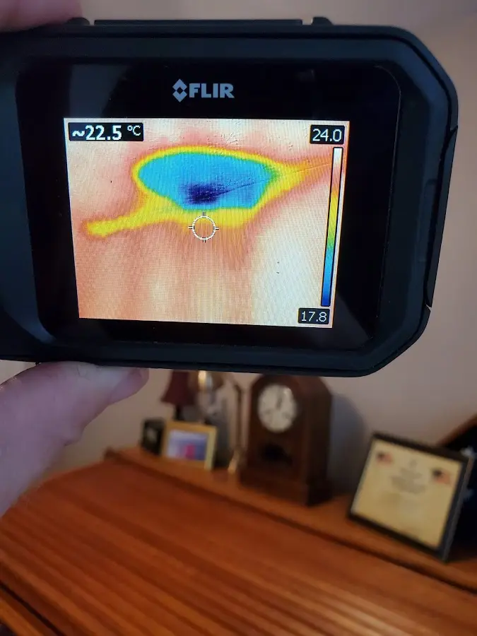 Thermal imaging inspection for water damage in Stratmoor